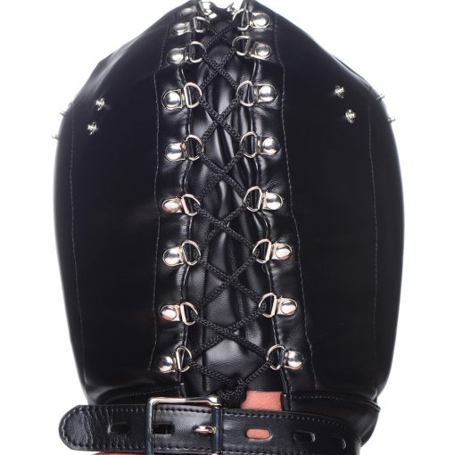 Master Series Muzzled Universal Bdsm Hood With Removeable Muzzle - Image 10