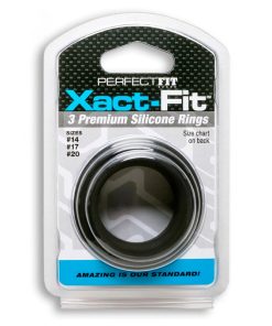 Curve Toys Perfect Fit Xact-Fit 3-Piece Premium Silicone Rings (#14