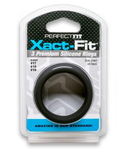Curve Toys Perfect Fit Xact-Fit 3-Piece Premium Silicone Rings  (#17
