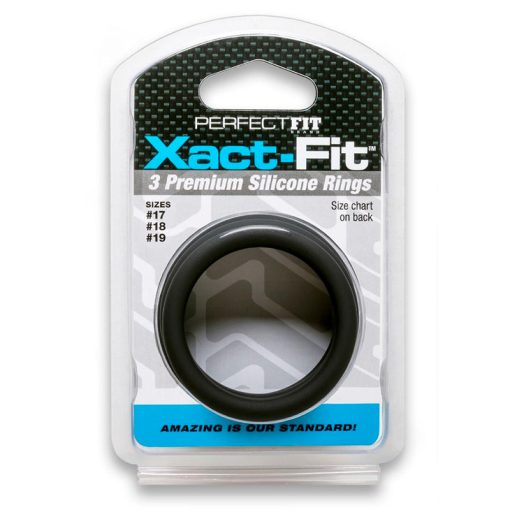 Curve Toys Perfect Fit Xact-Fit 3-Piece Premium Silicone Rings  (#17