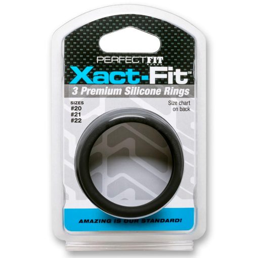 Curve Toys Perfect Fit Xact-Fit 3-Piece Premium Silicone Rings  (#20