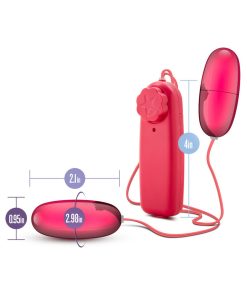 B Yours Double Pop Eggs Remote-Controlled Dual Bullet Vibrator Cerise