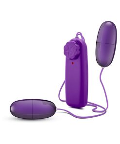 B Yours Double Pop Eggs Remote-Controlled Dual Bullet Vibrator Plum