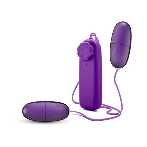 B Yours Double Pop Eggs Remote-Controlled Dual Bullet Vibrator Plum - Image 3