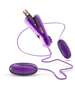 B Yours Double Pop Eggs Remote-Controlled Dual Bullet Vibrator Plum