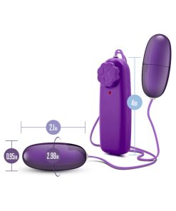 B Yours Double Pop Eggs Remote-Controlled Dual Bullet Vibrator Plum