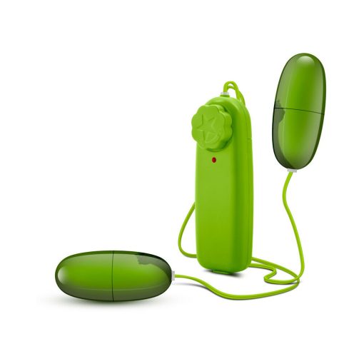 B Yours Double Pop Eggs Remote-Controlled Dual Bullet Vibrator Lime - Image 3