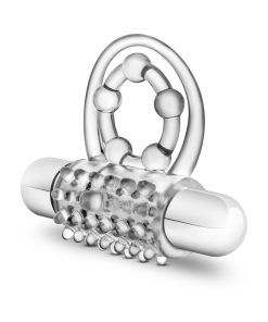 Stay Hard Vibrating Super Clitifier Cockring Clear