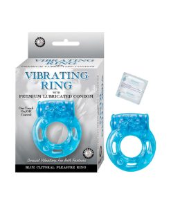 Vibrating Ring Blue Clitoral Pleasure Ring Blue
