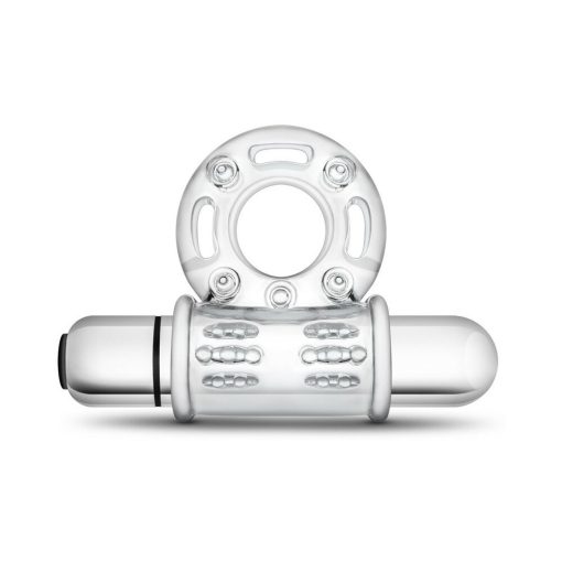Stay Hard 10 Function Vibrating Bull Ring Clear - Image 2