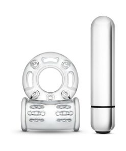 Stay Hard 10 Function Vibrating Bull Ring Clear