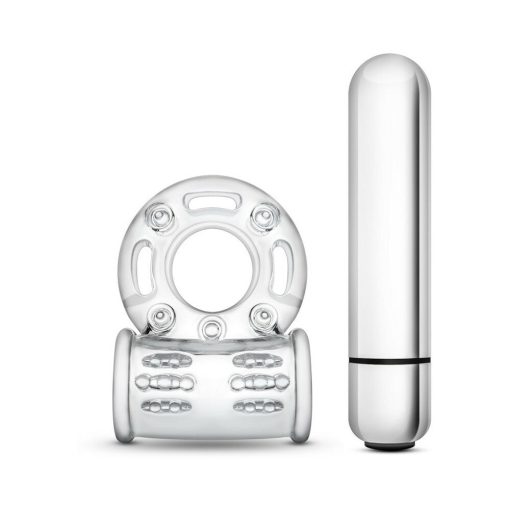 Stay Hard 10 Function Vibrating Bull Ring Clear - Image 3