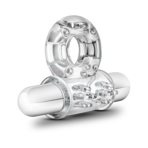 Stay Hard 10 Function Vibrating Bull Ring Clear - Image 4