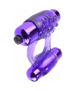 Fantasy C-Ringz Duo-Vibrating Super Ring With Dual Bullets Purple