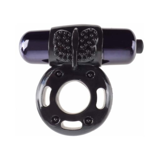 Fantasy C-Ringz Vibrating Super Ring With Bullet Black - Image 2