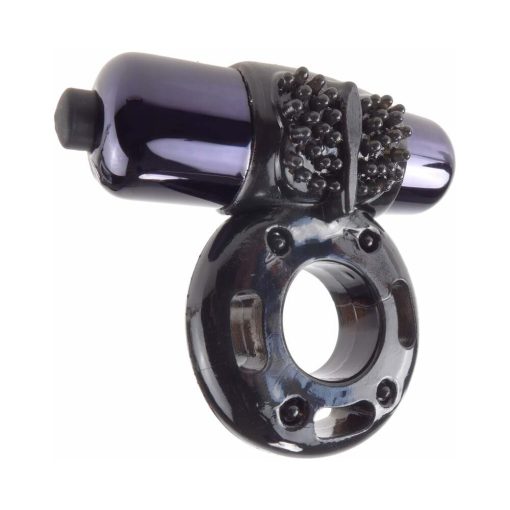 Fantasy C-Ringz Vibrating Super Ring With Bullet Black - Image 3