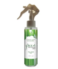 Intimate Earth Green Toy Cleaner Spray With Tea Tree Oil 4.1 Oz.
