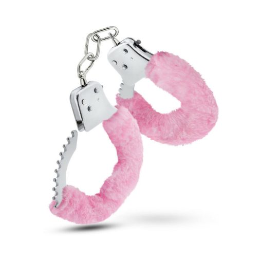Temptasia Adjustable Faux Fur Cuffs Pink - Image 4