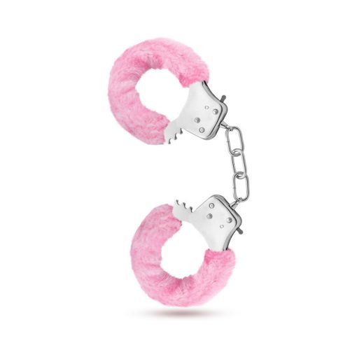 Temptasia Adjustable Faux Fur Cuffs Pink - Image 5