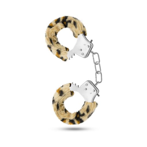 Temptasia Adjustable Faux Fur Cuffs Leopard - Image 5