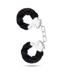Temptasia Adjustable Faux Fur Cuffs Black