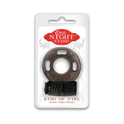 Evolved One Night Stand Ring Of Fire Vibrating Cockring Smoke