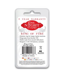 Evolved One Night Stand Ring Of Fire Vibrating Cockring Smoke