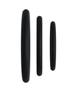 Rock Solid Tri-Pack Rubber Gasket (1.25In, 1.5In, 2In) Black