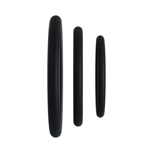 Rock Solid Tri-Pack Rubber Gasket (1.25In, 1.5In, 2In) Black - Image 4