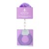 Ouch! Pleasure Furry Handcuffs With Quick-Release Purple