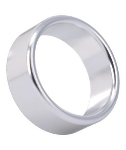 Rock Solid Brushed Alloy Large (1.75In X .75In) Silver