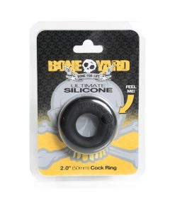 Boneyard Ultimate Silicone Cock Ring Black