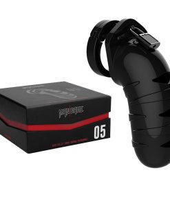 Shots Mancage Model 05 Adjustable 5.5 In. Chastity Cock Cage Black