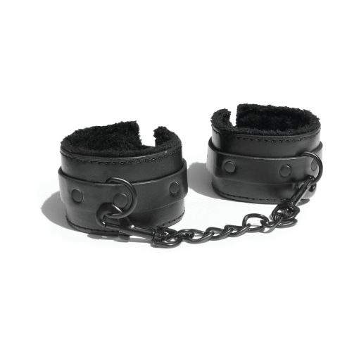 Sportsheets Sex & Mischief Shadow Fur Handcuffs - Image 2