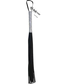Sportsheets Sex & Mischief Sparkle Flogger Black