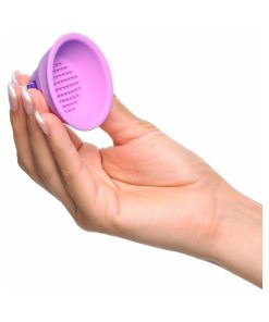 Fantasy For Her Silicone Vibrating Nipple Suck-Hers Purple
