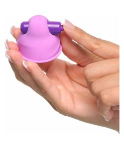 Fantasy For Her Silicone Vibrating Nipple Suck-Hers Purple
