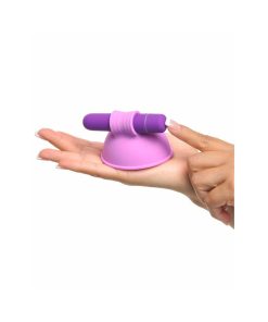 Fantasy For Her Silicone Vibrating Breast Suck-Hers Purple