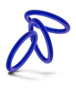 Performance Vs1 Pure Premium Silicone Cockrings 3-Pack Medium Indigo
