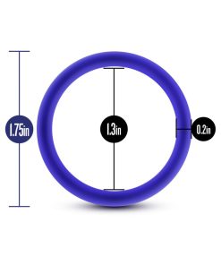Performance Vs1 Pure Premium Silicone Cockrings 3-Pack Medium Indigo