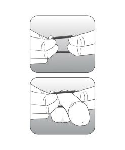 Performance Vs2 Pure Premium Silicone Cockrings 3-Pack Small Black