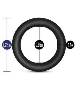 Performance Vs2 Pure Premium Silicone Cockrings 3-Pack Small Black