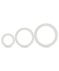 Performance Vs4 Pure Premium Silicone Cockrings 3-Pack Set White