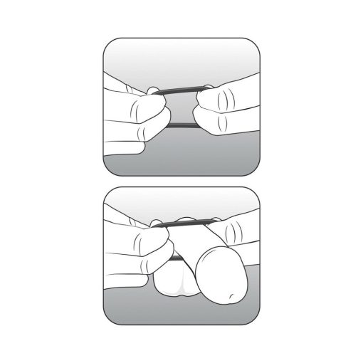 Performance Vs4 Pure Premium Silicone Cockrings 3-Pack Set White - Image 6