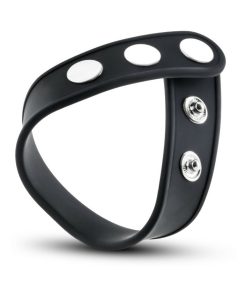 Performance Vs5 Silicone 3-Snap Cock Strap Black
