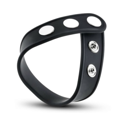 Performance Vs5 Silicone 3-Snap Cock Strap Black - Image 4