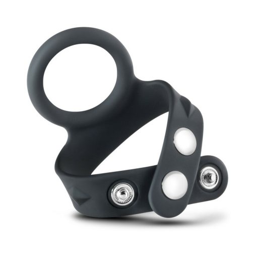 Performance Vs7 Silicone Cock & Ball Strap Large Black - Image 2