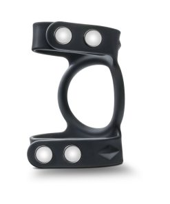 Performance Vs8 Silicone Double Cock & Ball Strap Black