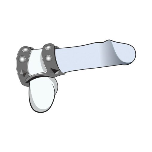 Performance Vs8 Silicone Double Cock & Ball Strap Black - Image 7
