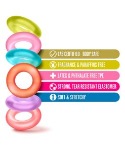 Play With Me King Of The Ring Cockring 6-Pack Assorted Colors